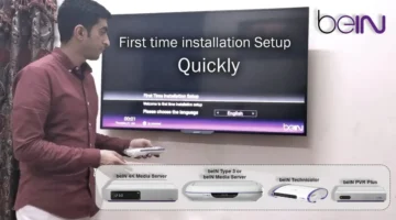 beIN SPORTS satellite dish setup